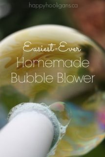 easiest-ever homemade bubble blower