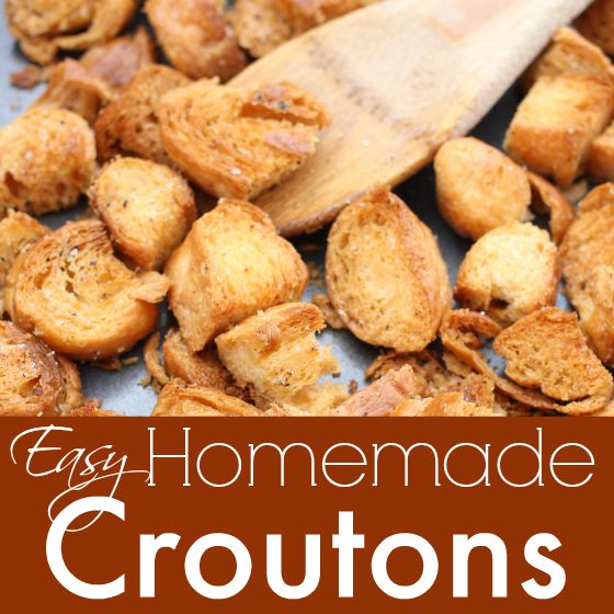 Homemade crouton recipe