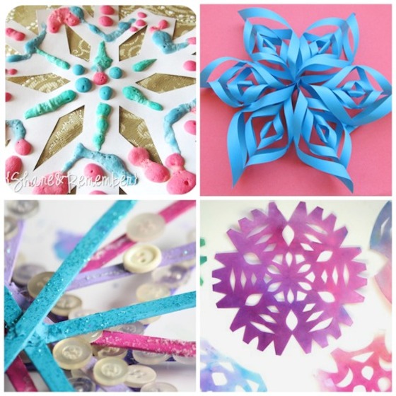 easy snowflake ornaments