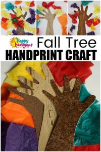 Handprint Fall Tree Craft for Toddlers and Preschoolers