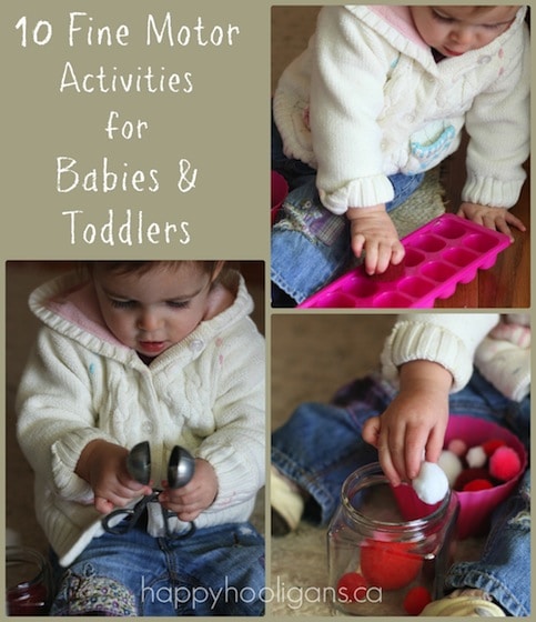 10 fine motor activities for babies and toddlers