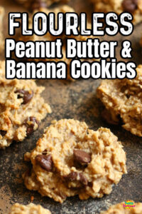 Peanut Butter Banana Oatmeal Chocolate Chip Cookies