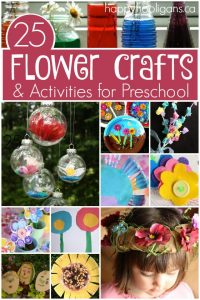 25 Flower Crafts and Activities by Happy Hooligans