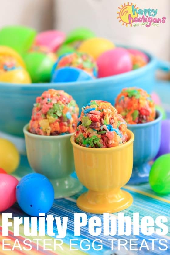 Fruity Pebbles Easter Egg Treats