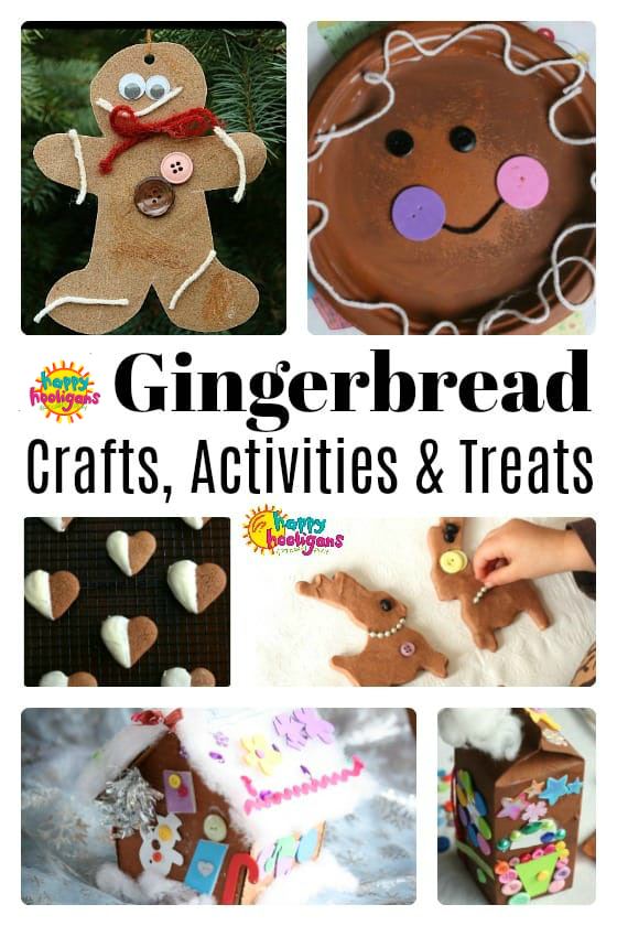 Gingerbread crafts, activities and treats - feature image