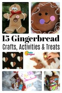 Gingerbread Crafts, Treats and Activities for Kids - Happy Hooligans