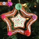 gingerbread star ornament kids craft