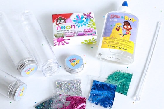 glitter jar supplies