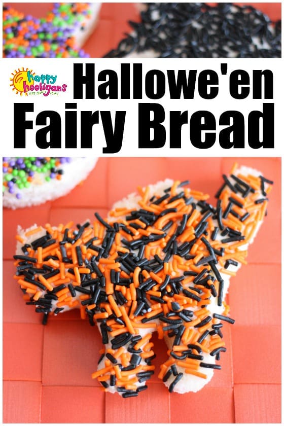 Halloween Fairy Bread - Happy Hooligans