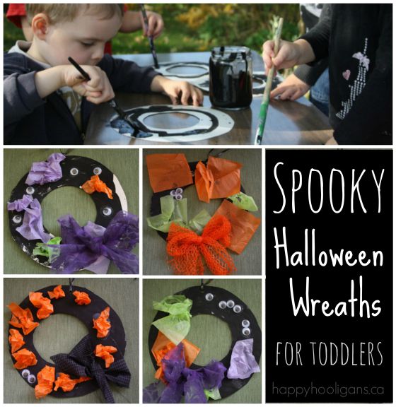 halloween wreaths for toddlers