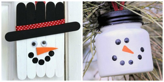 hanging snowman ornaments