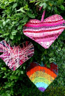 hearts of hope coat hanger weaving feature image