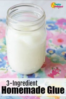 homemade glue with 3 kitchen ingredients