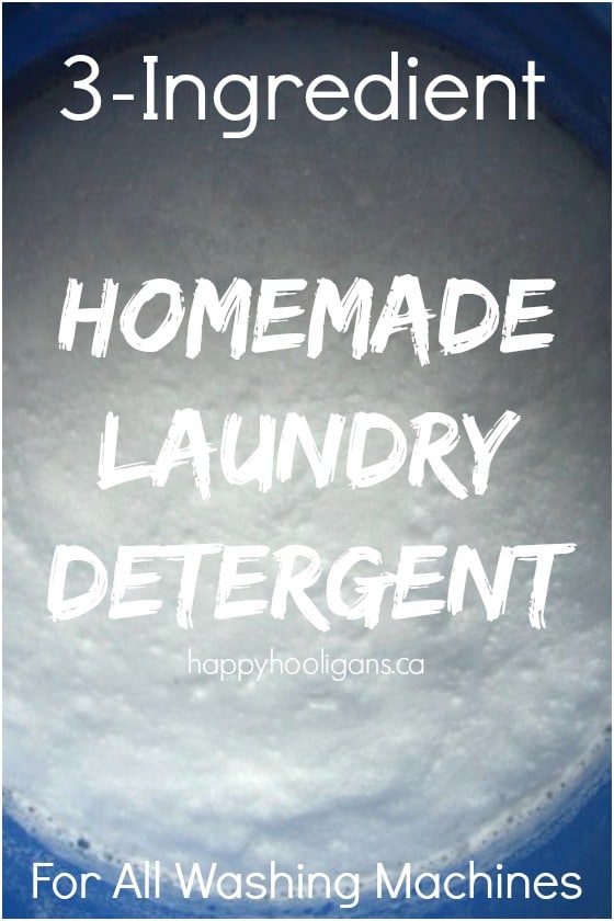 How to Make Homemade Laundry Detergent