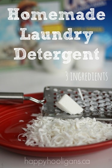 DIY Laundry Detergent Recipe Ingredients