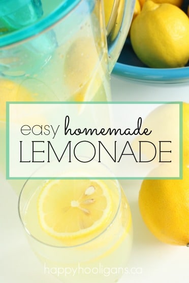 Easy Homemade Lemonade Recipe