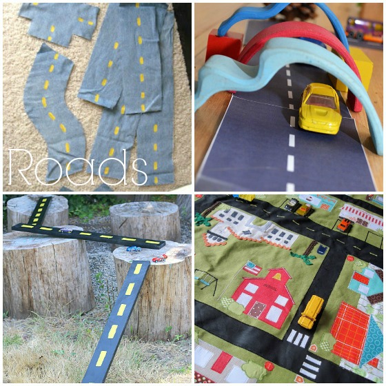 homemade roadway toys to make for kids