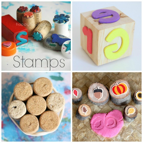 homemade stamps for kids