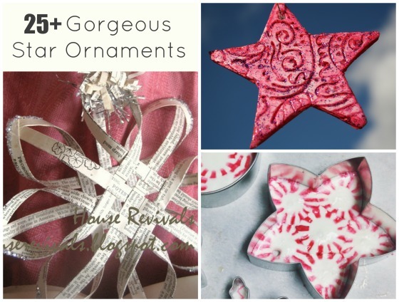 star ornaments for the christmas tree