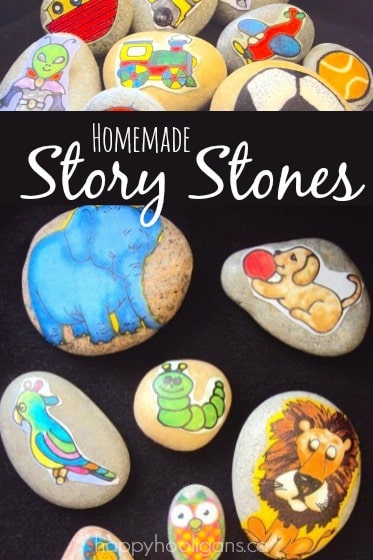 Homemade Story Stones for home or the classroom