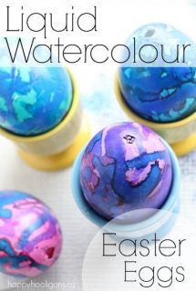 How to Decorate Easter Eggs with Liquid Watercolours - Happy Hooligans