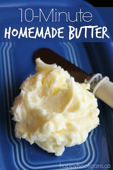 How to Make Homemade Butter in 10 minutes