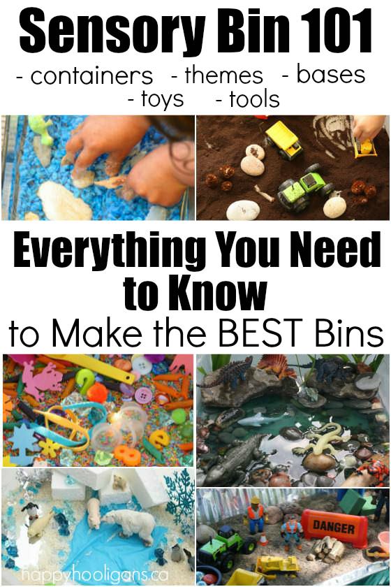 How to make a sensory bin - everything you need to know