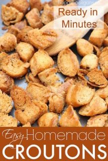 How to make Homemade Croutons