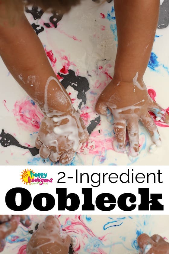 2-Ingredient Oobleck Recipe for Sensory Play 