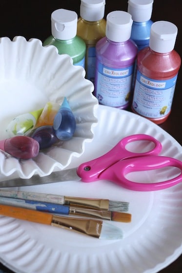 supplies for coffee filter easter wreaths