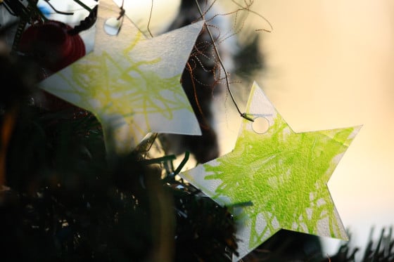 toddler sun catcher christmas ornaments