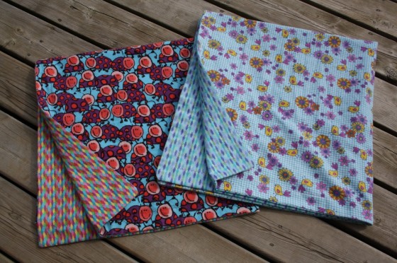 homemade reversible receiving blankets