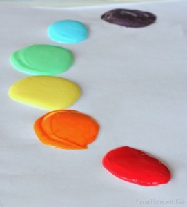 Toddler-safe yogurt paints