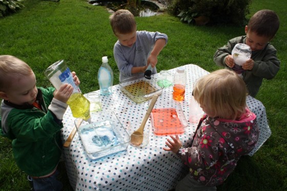 Coloured Water Experiment for Kids