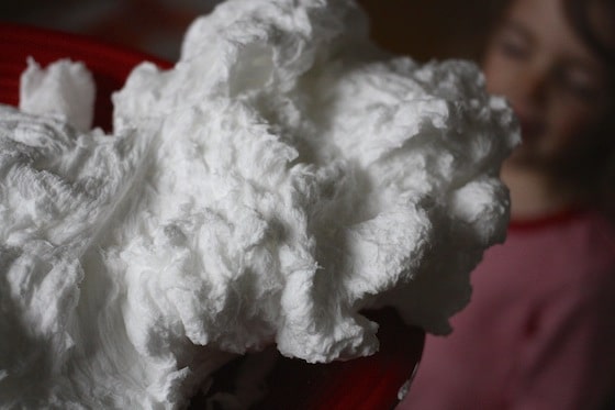 microwaved Ivory Soap cloud