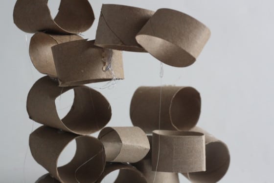 toilet roll structures -  a glue gun project for kidsappy hooligans