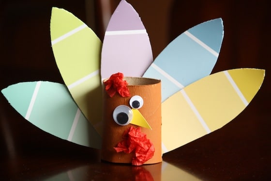 toilet roll turkey craft