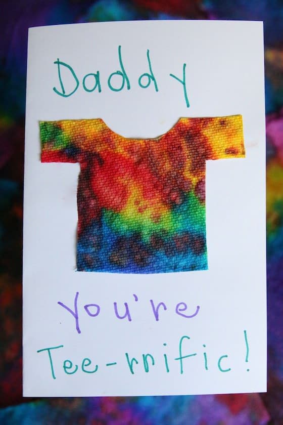 Cutest Homemade Father's Day Card