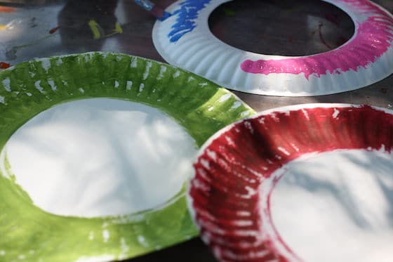 painted paper plates