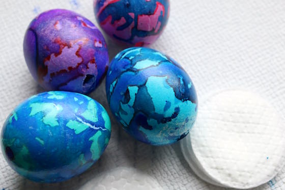 watercolor easter eggs