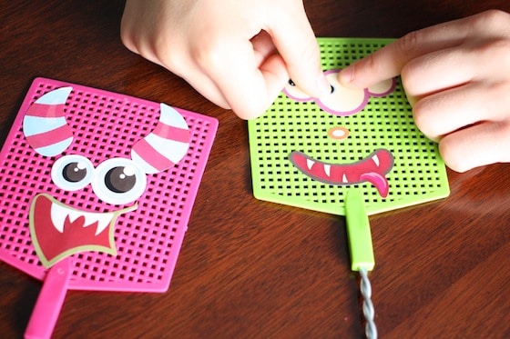 decorating monster swatters to combat bedtime fear of monsters