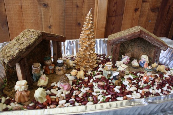 Christmas sensory bin for Preschoolers