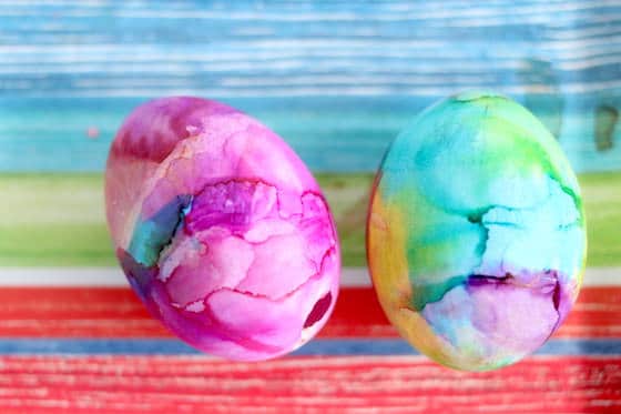 Tie Dyed Easter Eggs