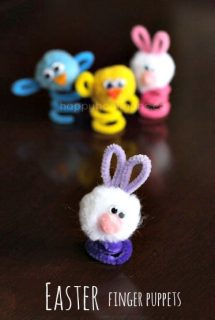 4 Easter finger puppets - cover shot