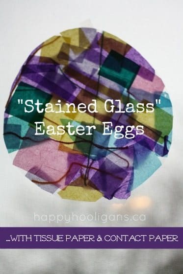 stained glass Easter eggs - happy hooligans