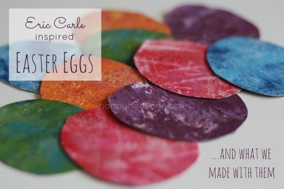 eric carle inspired easter egg craft for kids