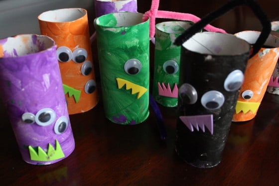 toilet roll monsters for monster mobile