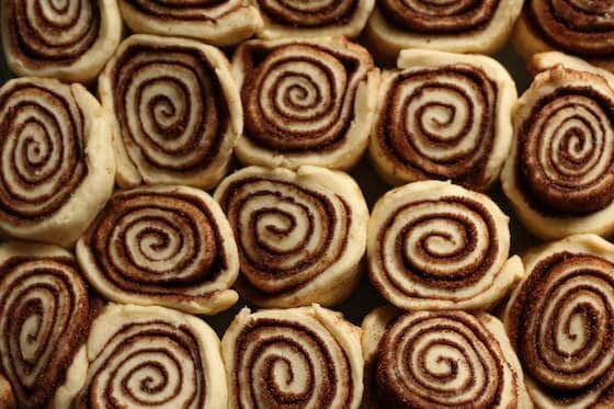 uncooked cinnamon rolls