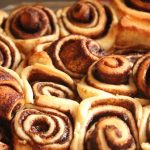 baked homemade bread machine cinnamon rolls