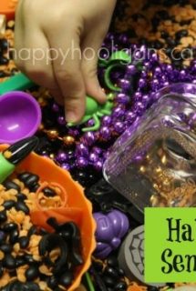 halloween sensory bin